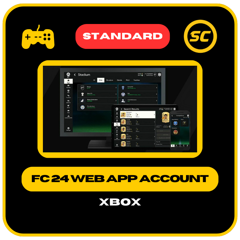 FC 24 - unlocked WebApp account - Xbox One / Xbox Series X / Xbox Series S platform (activated on console)